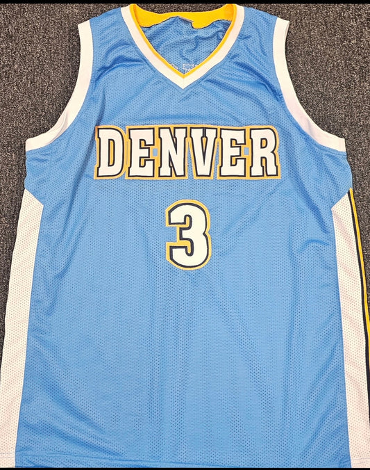 Signed Ty Lawson Denver Nuggets Jersey (blue)
